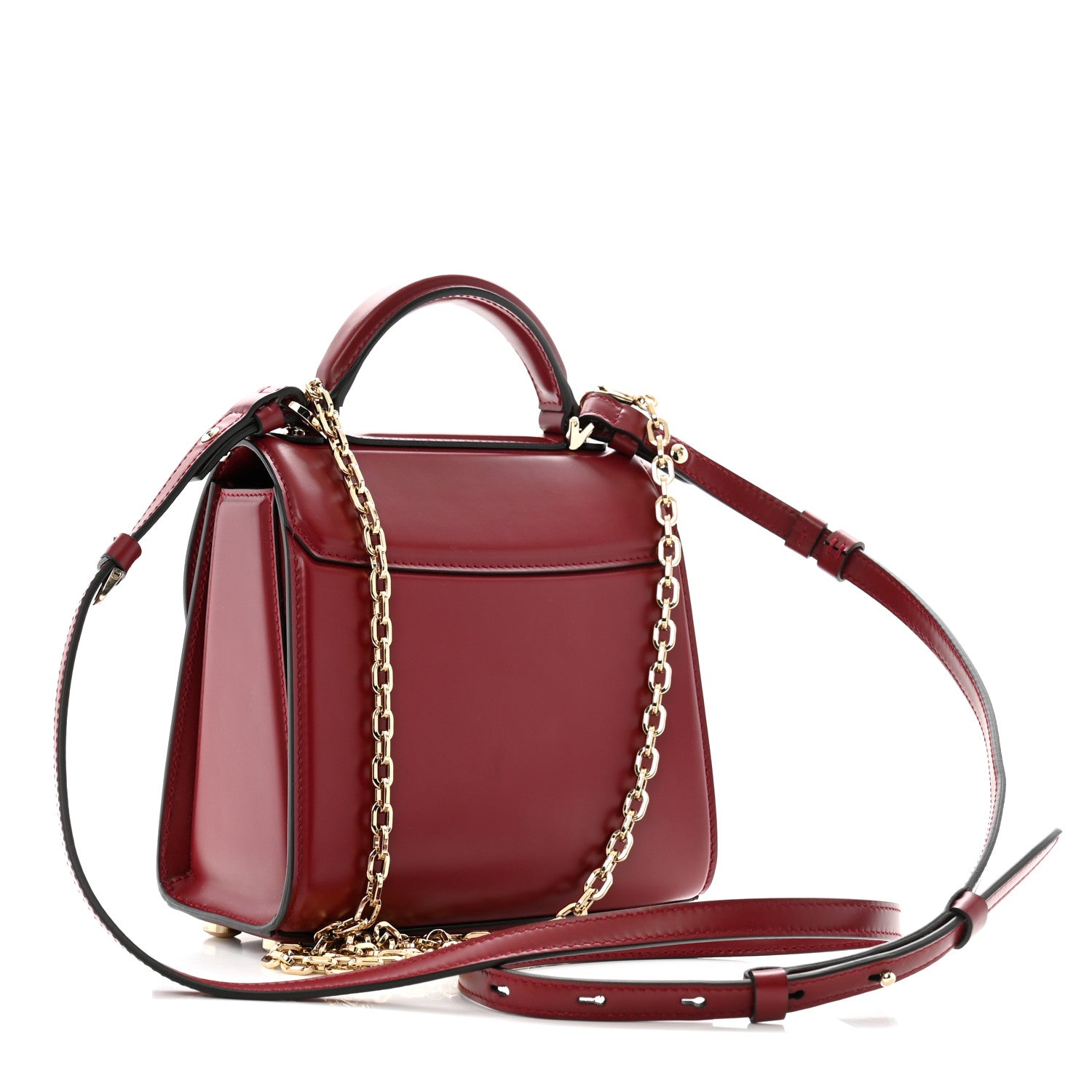 Salvatore Ferragamo Smooth Calfskin Small Boxyz Red 2 of 13