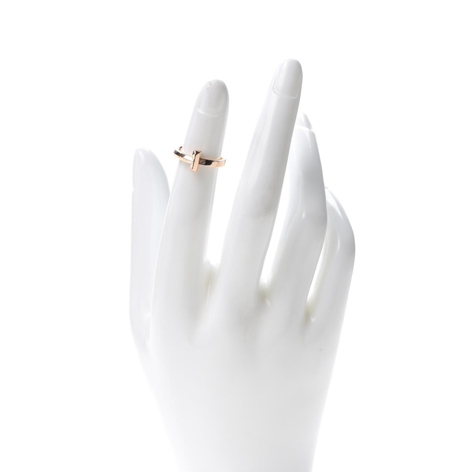 Tiffany 18K Rose Gold T T1 Ring 44 3 2 of 4