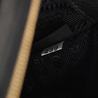 Prada Saffiano Lux Micro Galleria Double Zip Tote Black 7 of 8