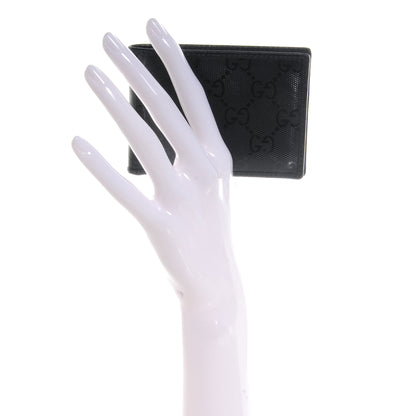 Gucci Imprime Monogram Bi-Fold Wallet Black 2 of 7