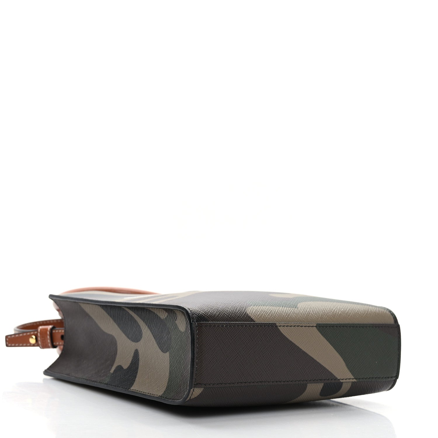 Celine Canvas Calfskin Mini Vertical Cabas Khaki 4 of 8