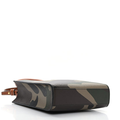 Celine Canvas Calfskin Mini Vertical Cabas Khaki 4 of 8