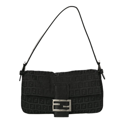Fendi Zucchino Baguette Black 1 of 16
