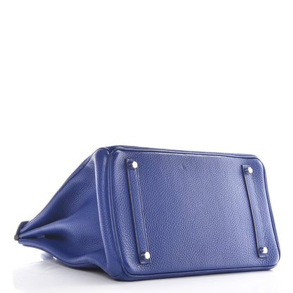 Hermes Togo Birkin 35 Bleu Electrique 4 of 9