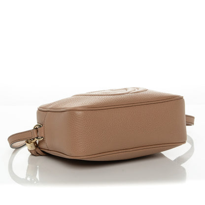 Gucci Pebbled Calfskin Small Soho Disco Bag Camelia 4 of 7