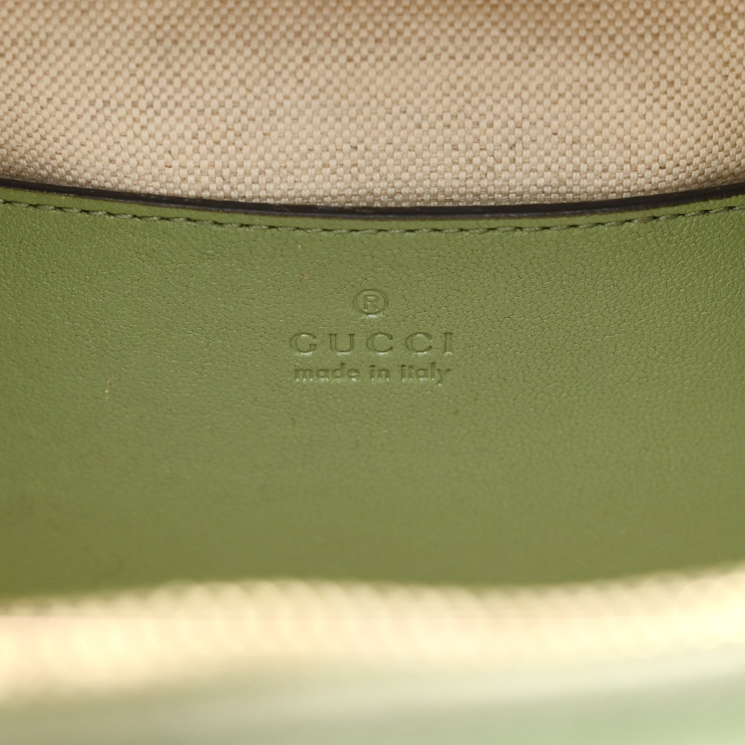 Gucci Sakai Be Green Calfskin Diagonal Stitched Blondie Top Handle Bag Light Green 6 of 12
