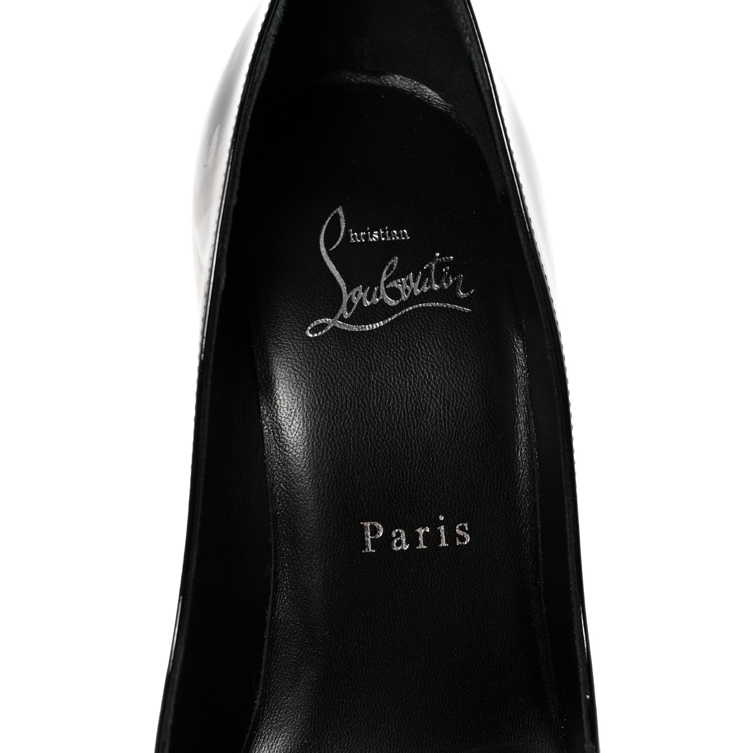 Christian Louboutin Patent Miss Z 100 Pumps 37 Black 8 of 8