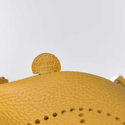 Hermes Taurillon Clemence Evelyne TPM Jaune Ambre 6 of 9