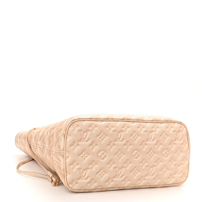 Louis Vuitton Empreinte Monogram Summer Stardust Neverfull MM Beige Clair 5 of 10