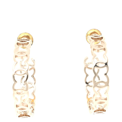 Chanel Metal CC Hoop Earrings Gold 1 of 3