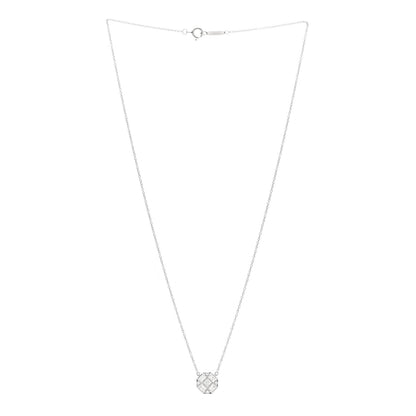 Tiffany Platinum Diamond Mosaic Pendant Necklace 3 of 6