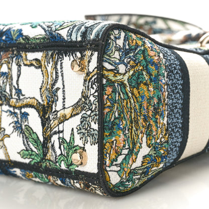 Christian Dior Canvas Embroidered Etoile de Voyage Medium Lady D-Lite Multicolor 10 of 10