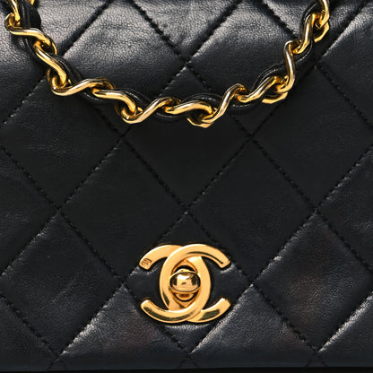 Chanel Lambskin Quilted Small Single Flap Black 8 of 11