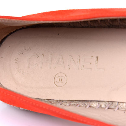 Chanel Suede CC Espadrilles 38 Orange 6 of 6