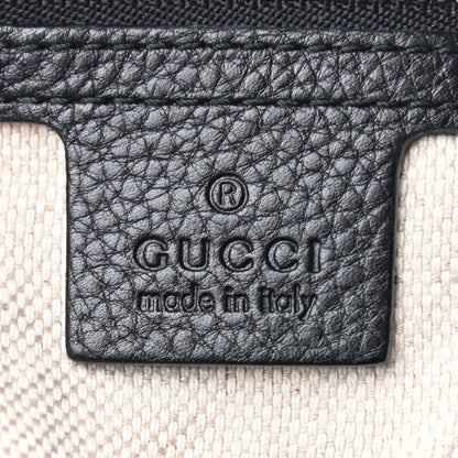 Gucci Pebbled Calfskin Medium Soho Chain Shoulder Bag Black 6 of 8