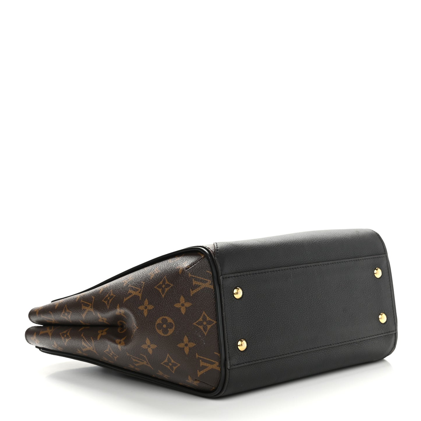 Calfskin Monogram Kimono Tote Black