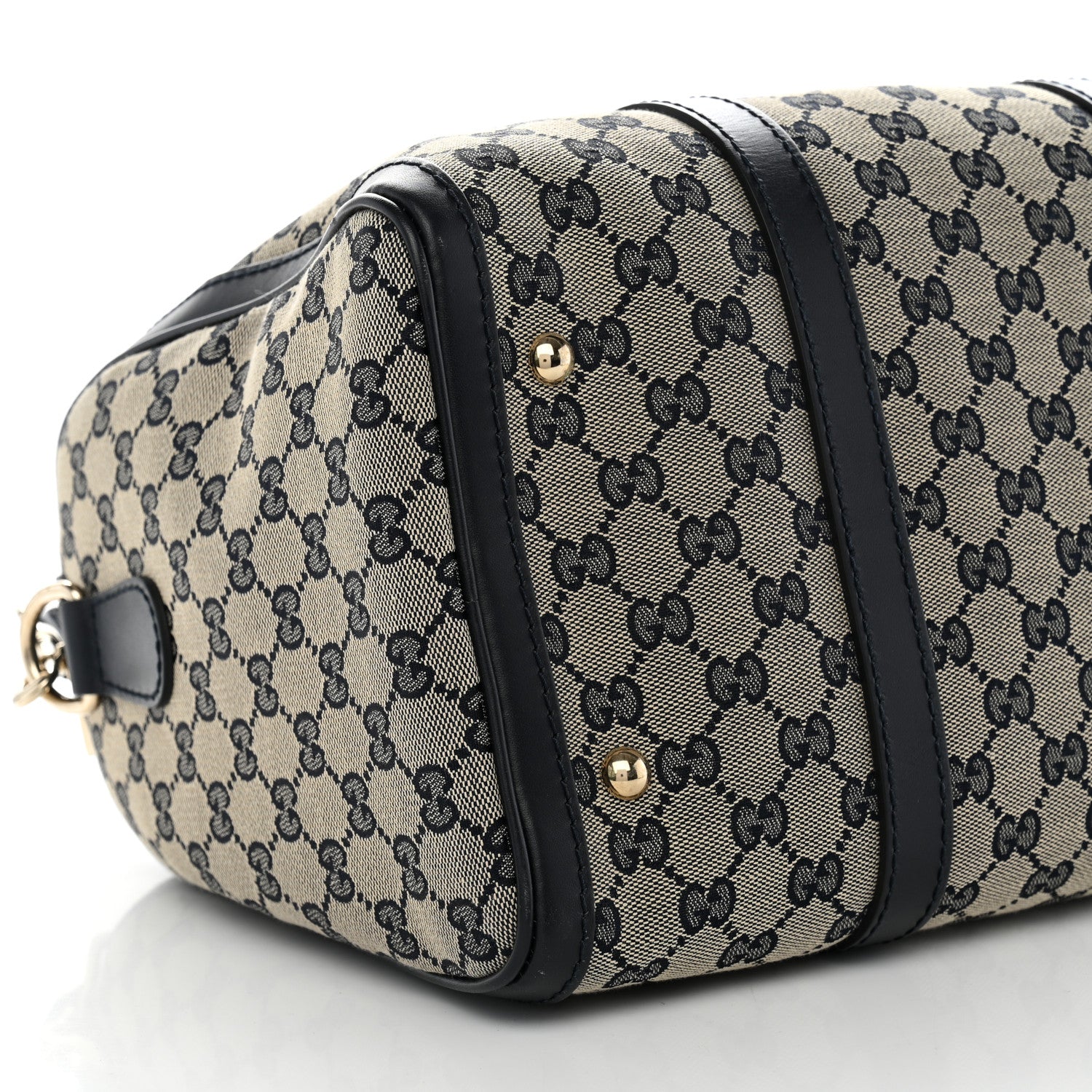 Gucci Monogram Medium Boston Navy 9 of 10