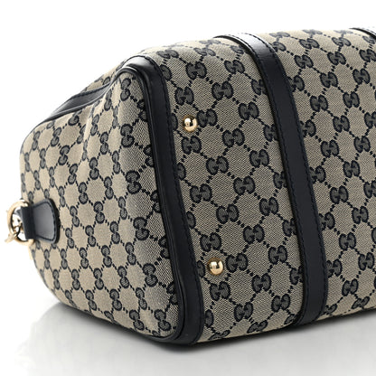 Gucci Monogram Medium Boston Navy 9 of 10