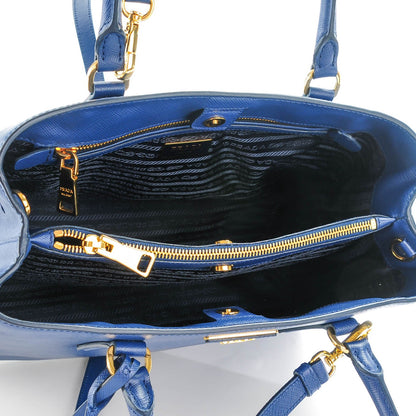 Prada Saffiano Lux Medium Tote Cobalto 5 of 9
