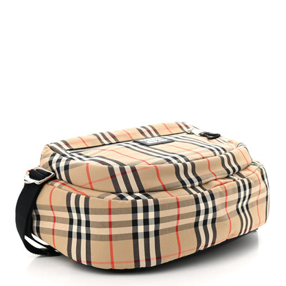Burberry Cotton Vintage Check Large Cannon Bum Bag Archive Beige 4 of 9