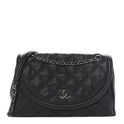 Chanel Caviar Double Stitch Medium Flap Black 1 of 11