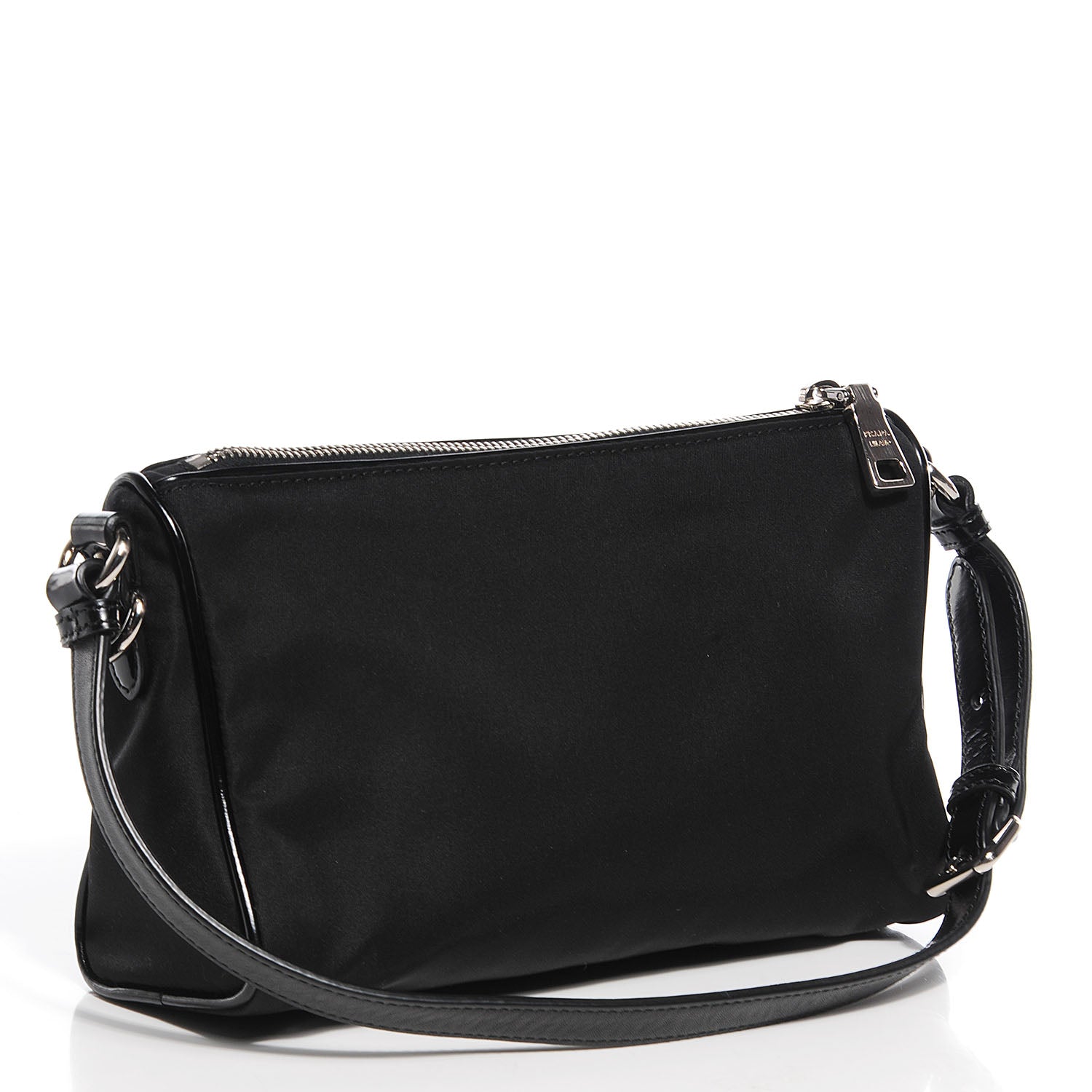 Prada Tessuto Nylon Shoulder Bag Nero Black 3 of 11