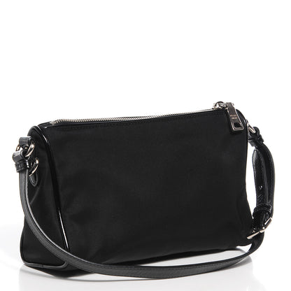 Prada Tessuto Nylon Shoulder Bag Nero Black 3 of 11