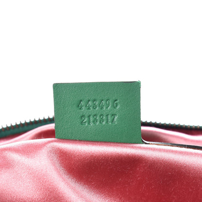 Gucci Jacquard Matelasse Floral Medium GG Marmont Shoulder Bag Green 7 of 15