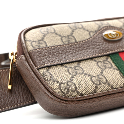 Gucci GG Supreme Monogram Ophidia Belted iPhone Case 95 38 Dark Brown 9 of 10
