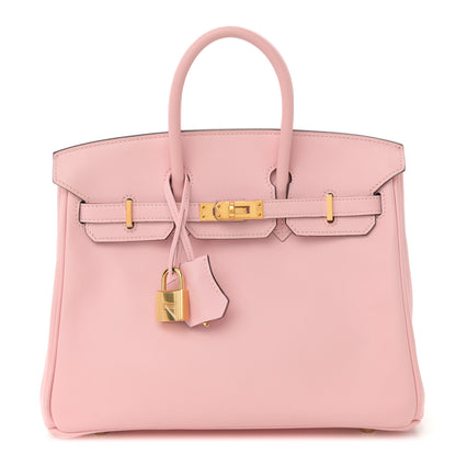 Hermes Swift Birkin 25 Rose Sakura 1 of 13
