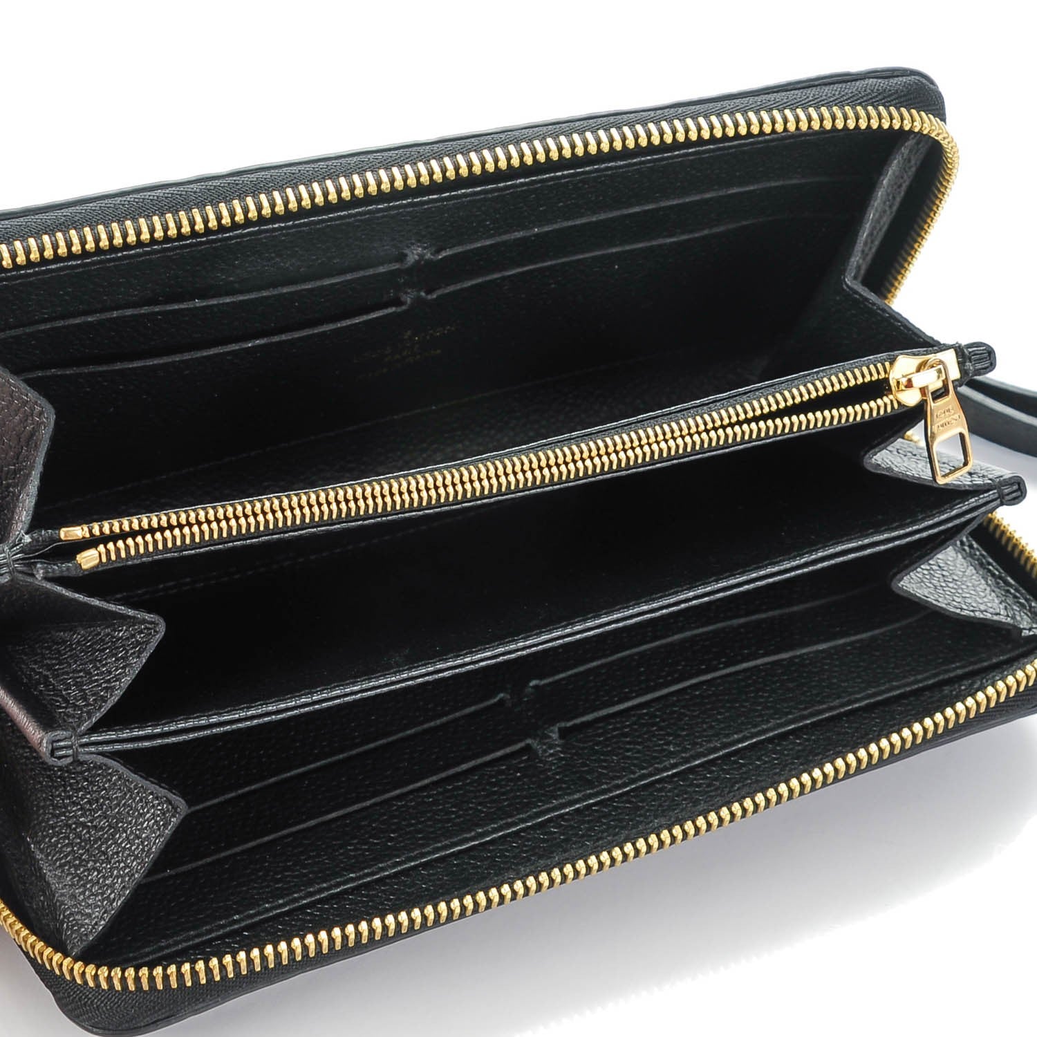 Louis Vuitton Empreinte Zippy Wallet Black 5 of 7