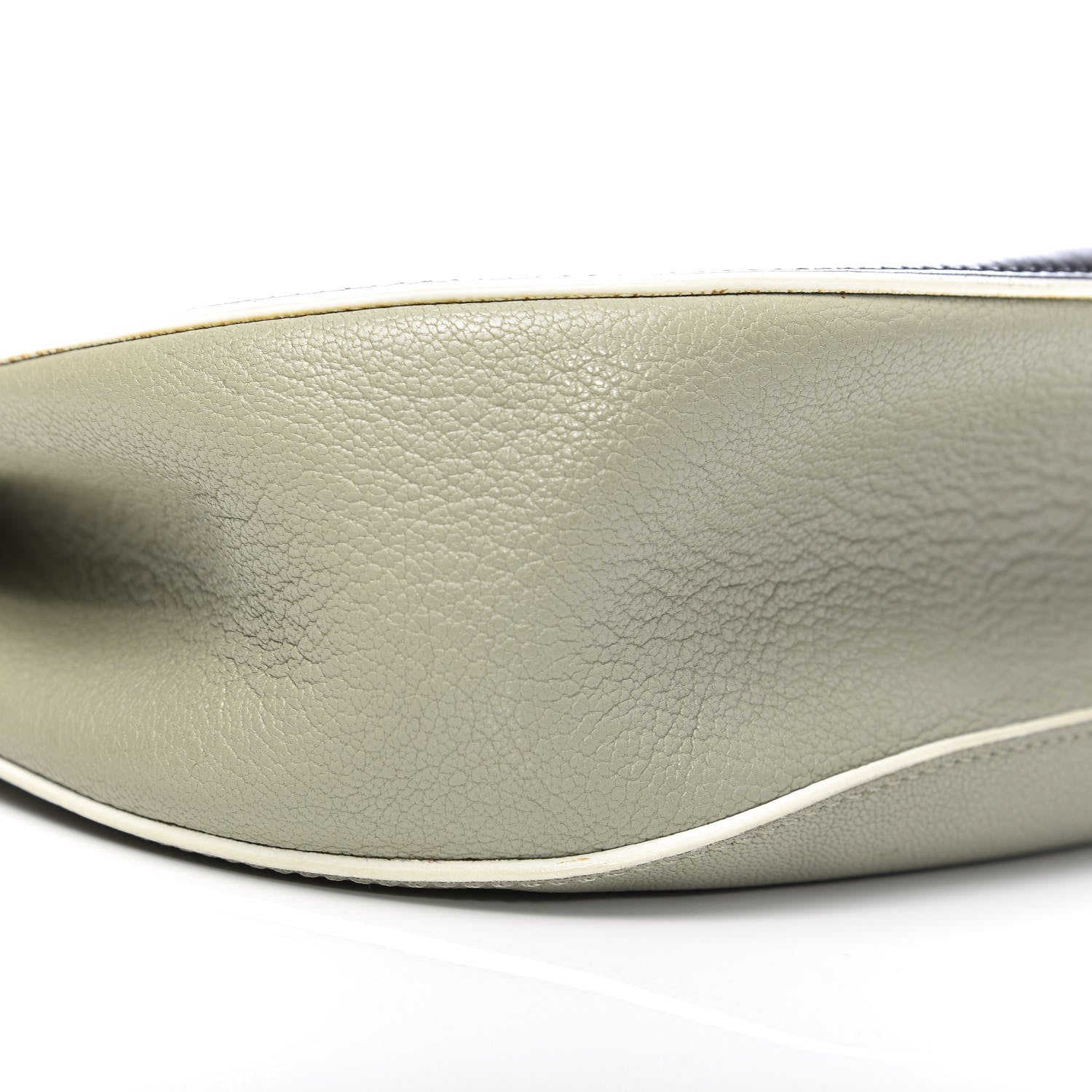 Chloe Goatskin Calfskin Bi-Color Drew Shoulder Bag Sage 9 of 11