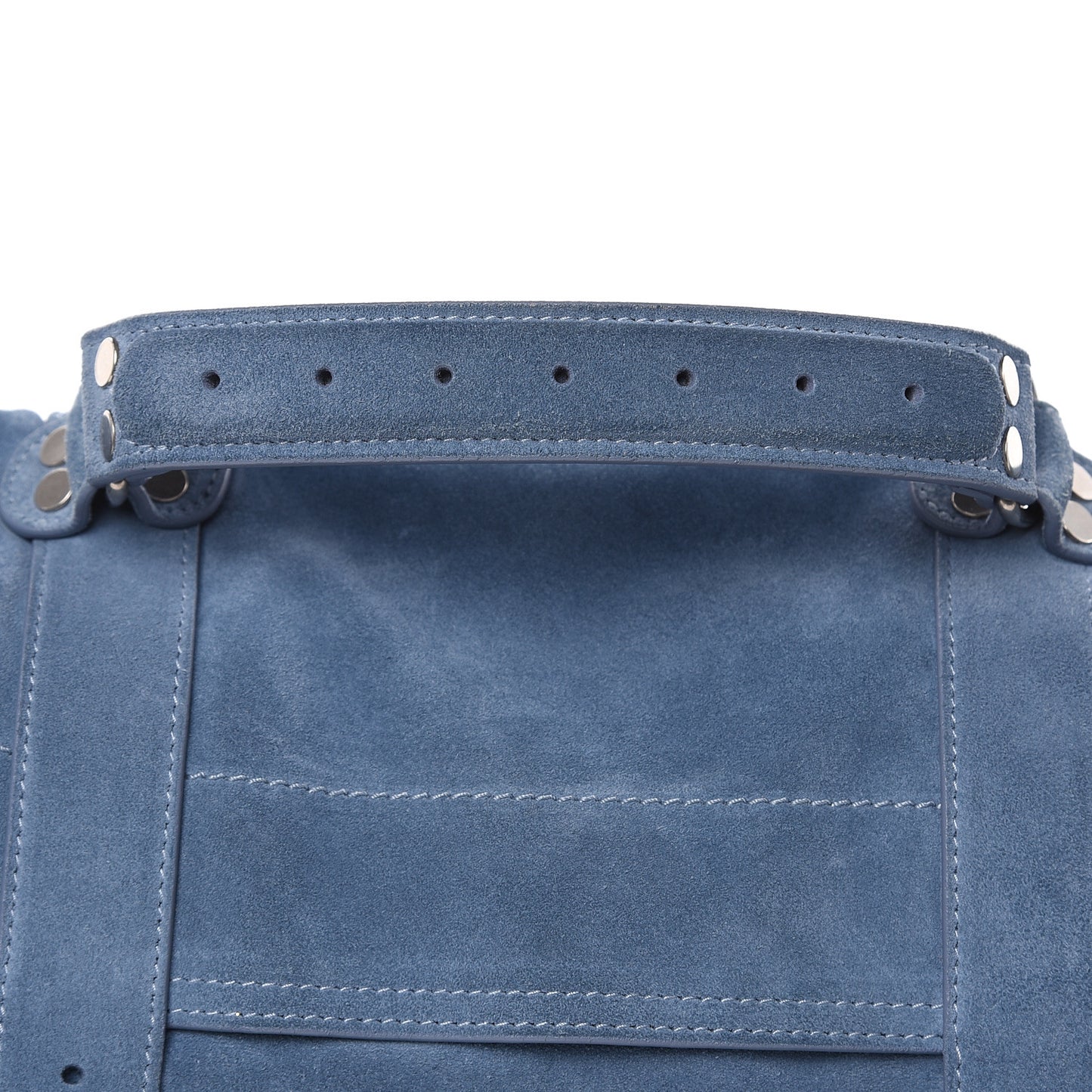 Suede Medium PS1 Satchel Polar Blue