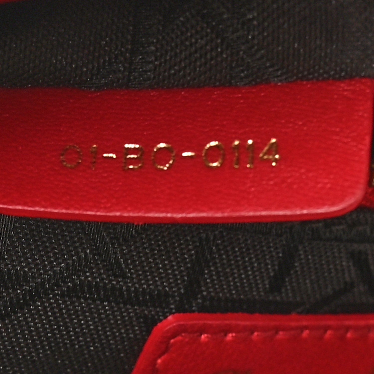 Christian Dior Lambskin Cannage Mini Lady Dior Red 7 of 11