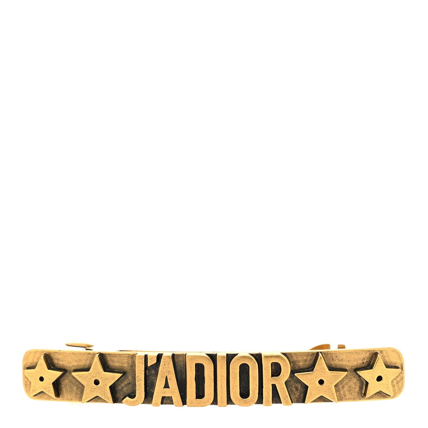 Christian Dior Metal J'Adior Barrette Gold 1 of 3