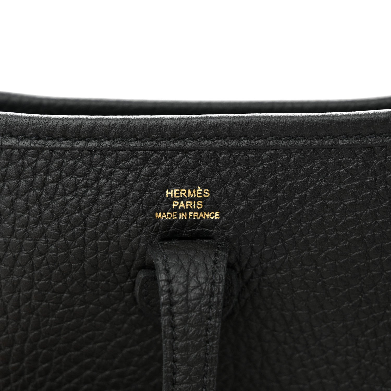 Hermes Taurillon Clemence Evelyne TPM Black 6 of 11