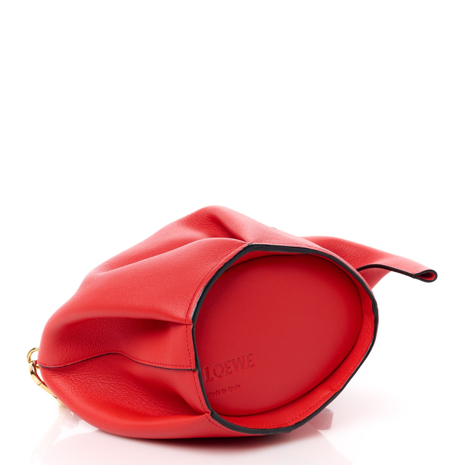 Loewe Calfskin Mini Elephant Crossbody Bag Scarlet Red 4 of 10