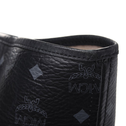 MCM Visetos Shopping Tote Black 25 of 29