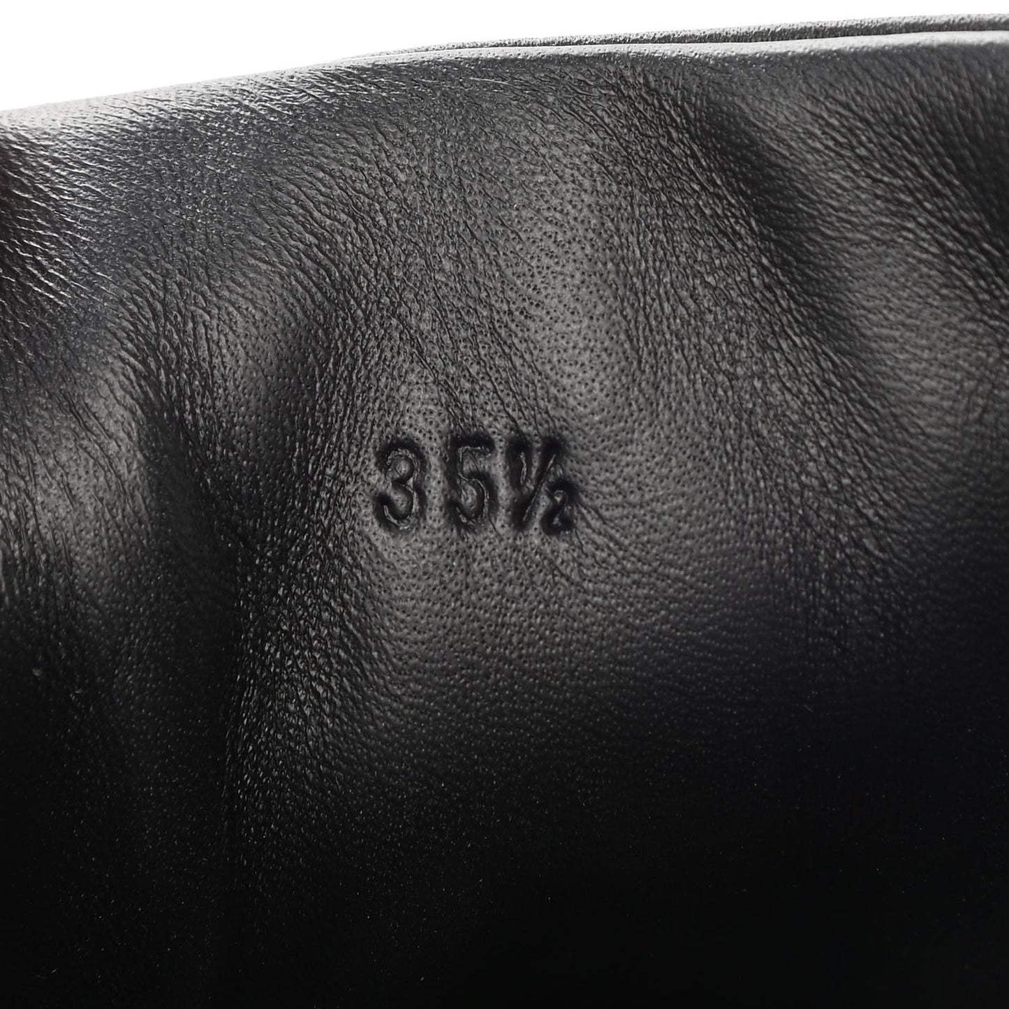 Calfskin Day Sneakers 35.5 Black
