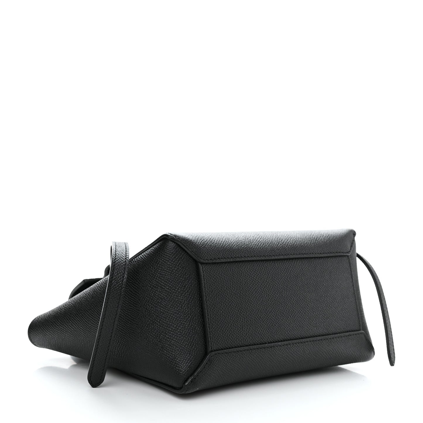 Grained Calfskin Nano Belt Bag Black