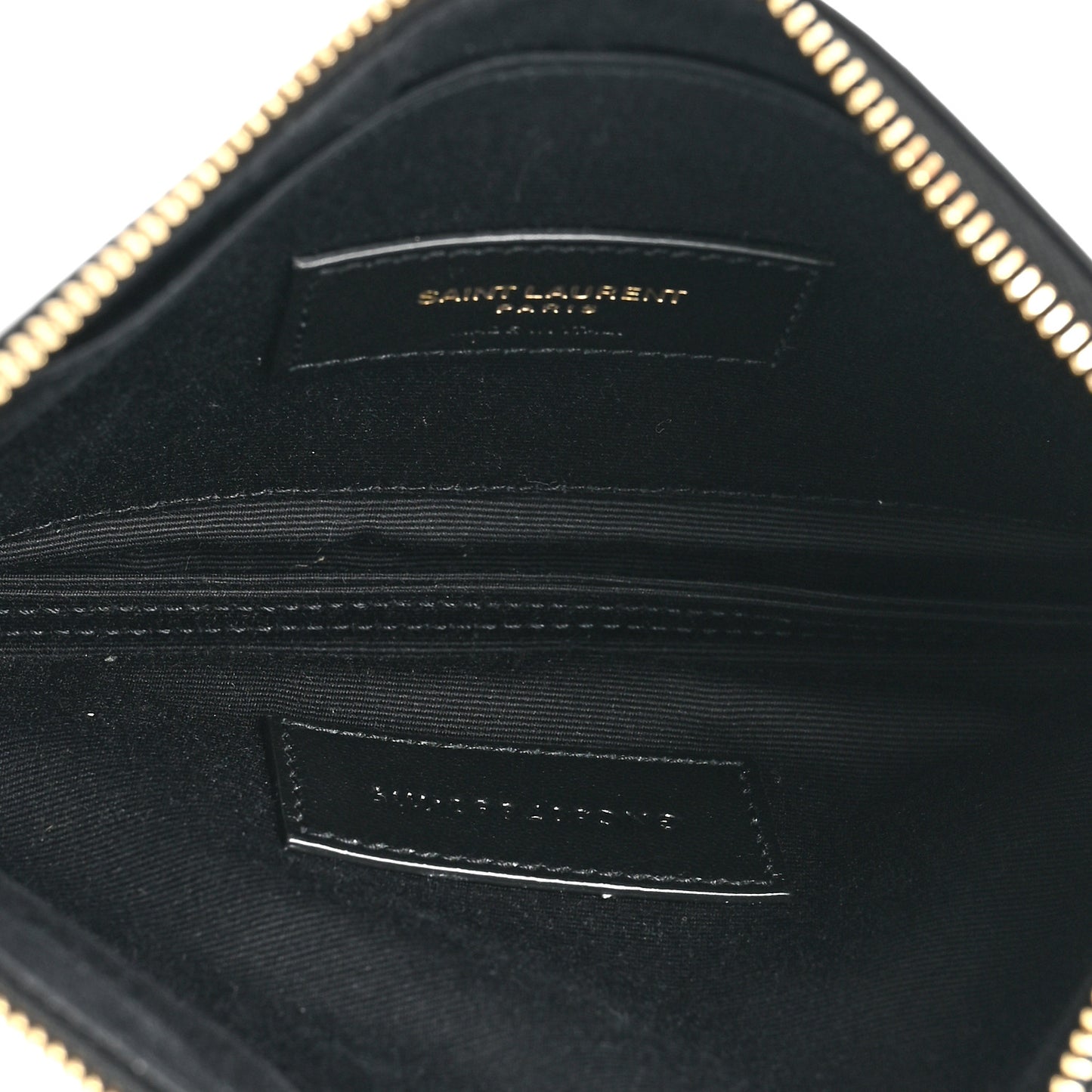 Smooth Calfskin Monogram Bill Pouch Black