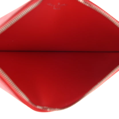 Louis Vuitton Epi Felicie Chain Wallet Zippered Insert Coquelicot 5 of 8