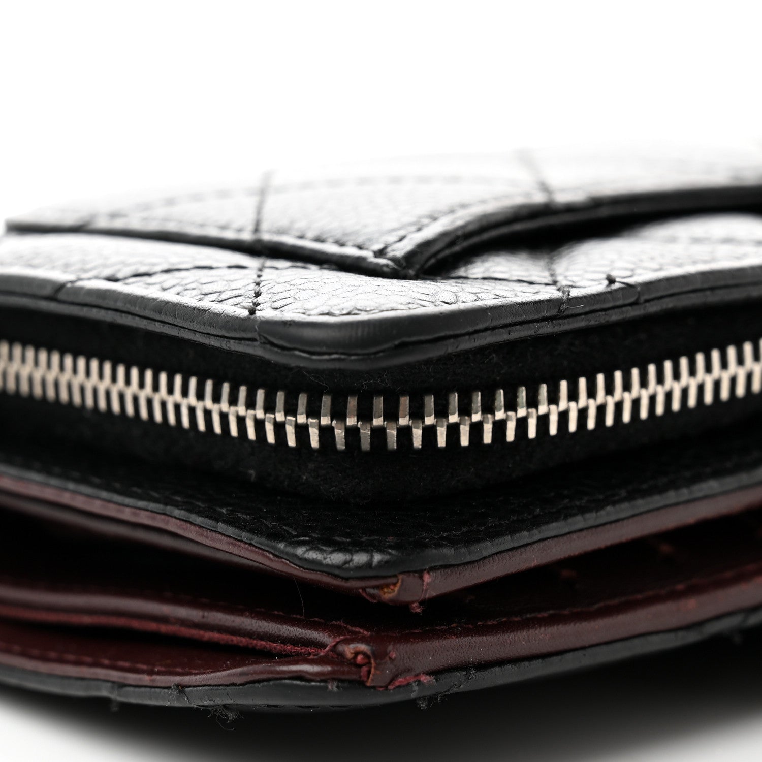 Chanel Caviar Quilted CC French Wallet Black 10 of 12