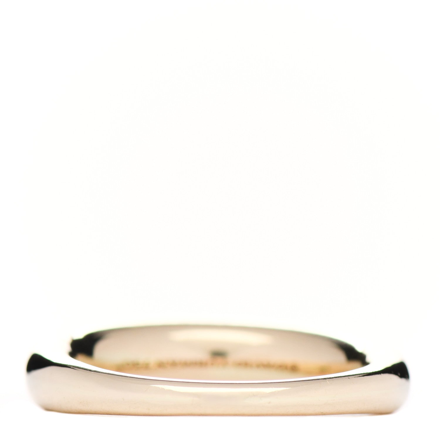 David Yurman 18K Yellow Gold Pure Form Single Stack Ring 54 6.75 3 of 4