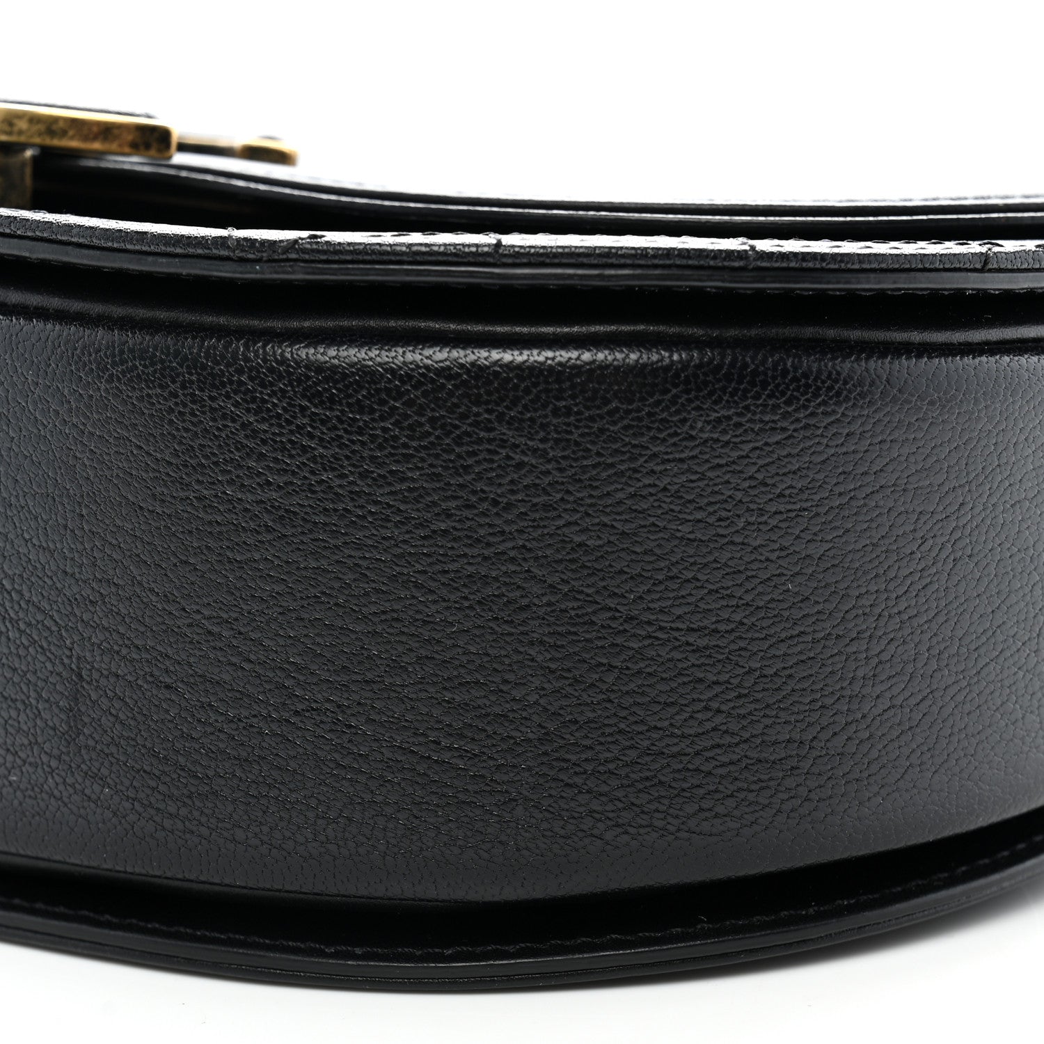 Chanel Shiny Calfskin Goatskin Quilted Medium Coco Curve Messenger Flap Black 10 of 10