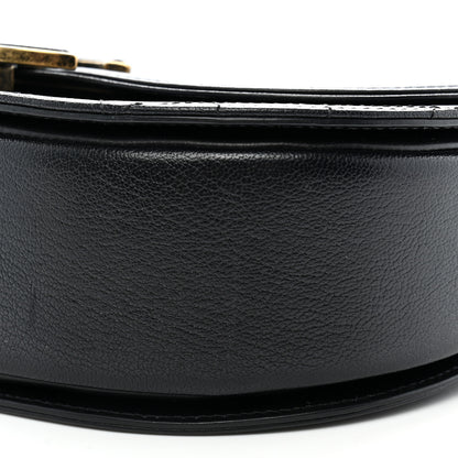Chanel Shiny Calfskin Goatskin Quilted Medium Coco Curve Messenger Flap Black 10 of 10