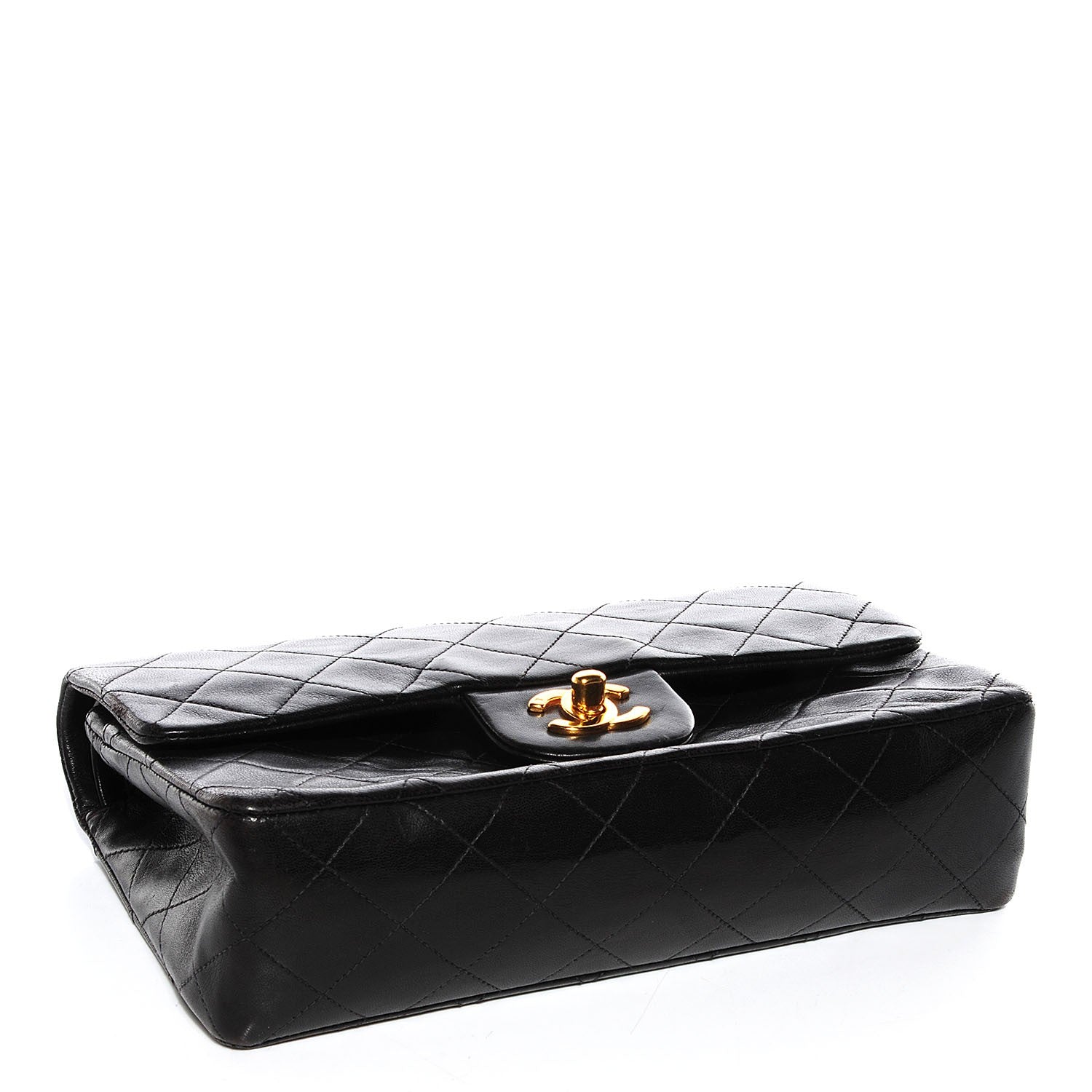 Chanel Lambskin Quilted Small Double Flap Black 4 of 8