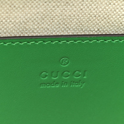 Gucci Calfskin GG Matelasse Large Slim Chain Shoulder Bag Spring Green Natural 6 of 10