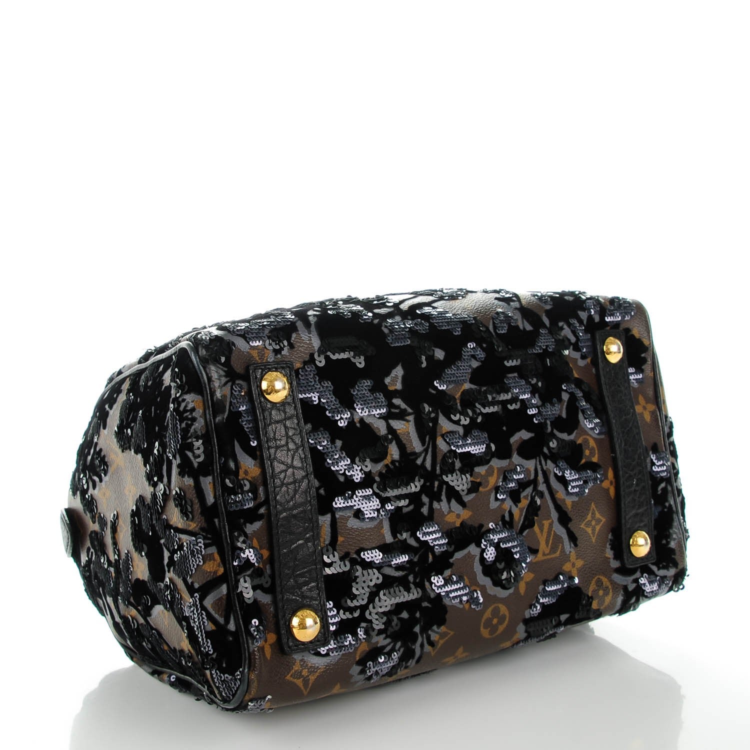 Louis Vuitton Monogram Fleur De Jais Sequins Speedy 30 4 of 10