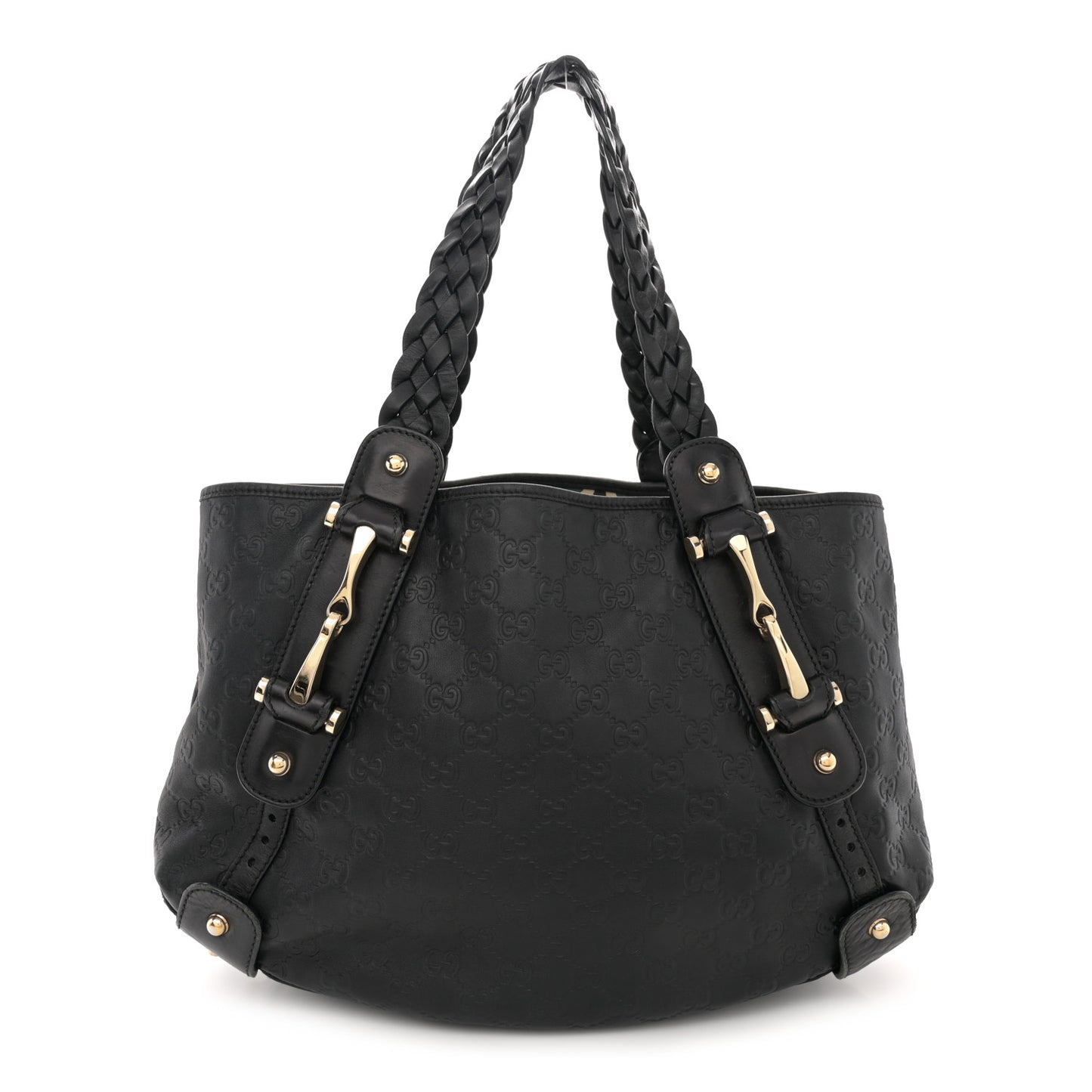 Guccissima Small Pelham Shoulder Bag Black